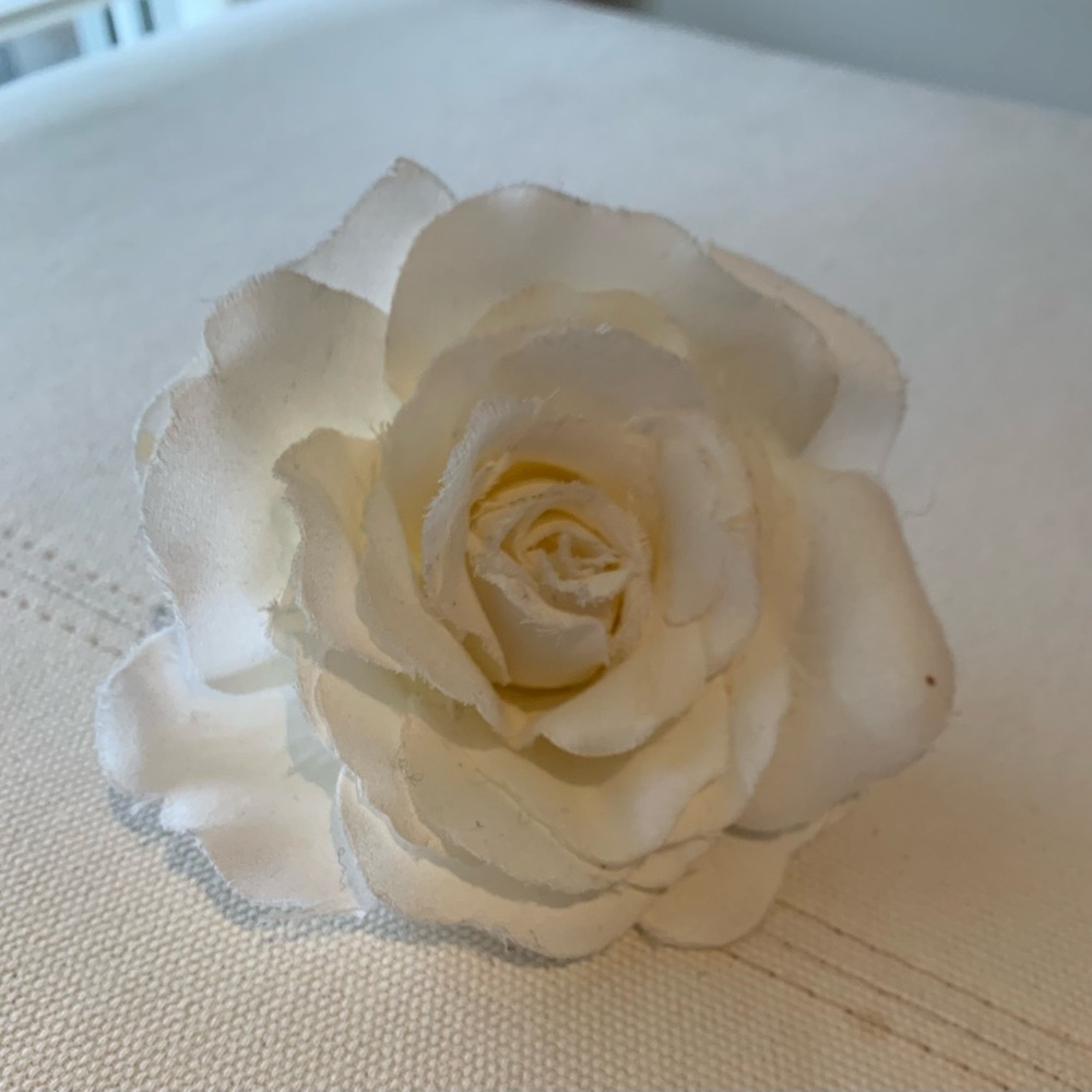 Flower pin and hair clip brooch